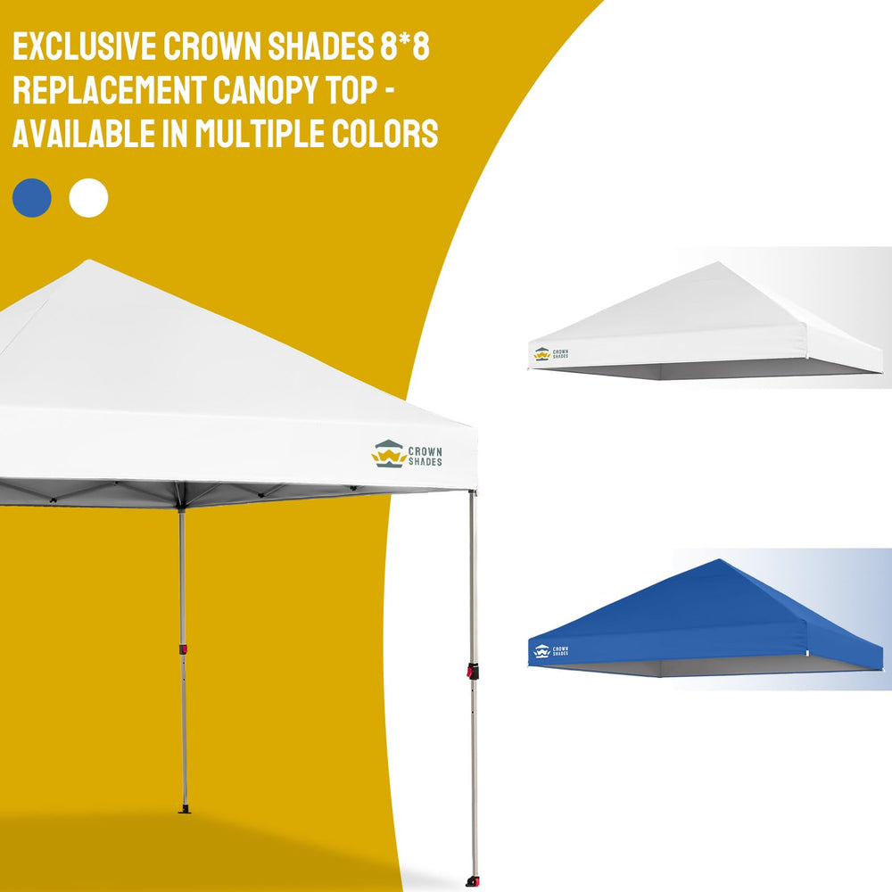 CROWN SHADES canopy top in backyard use offering shade for patio and gatherings