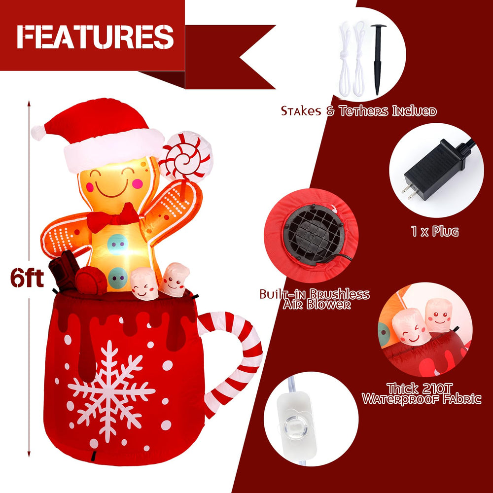Crowye inflatable in yard demonstrating easy outdoor setup and festive presence