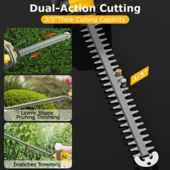 Crtbelfy close-up dual-action blades delivering cleaner, low-vibration cuts