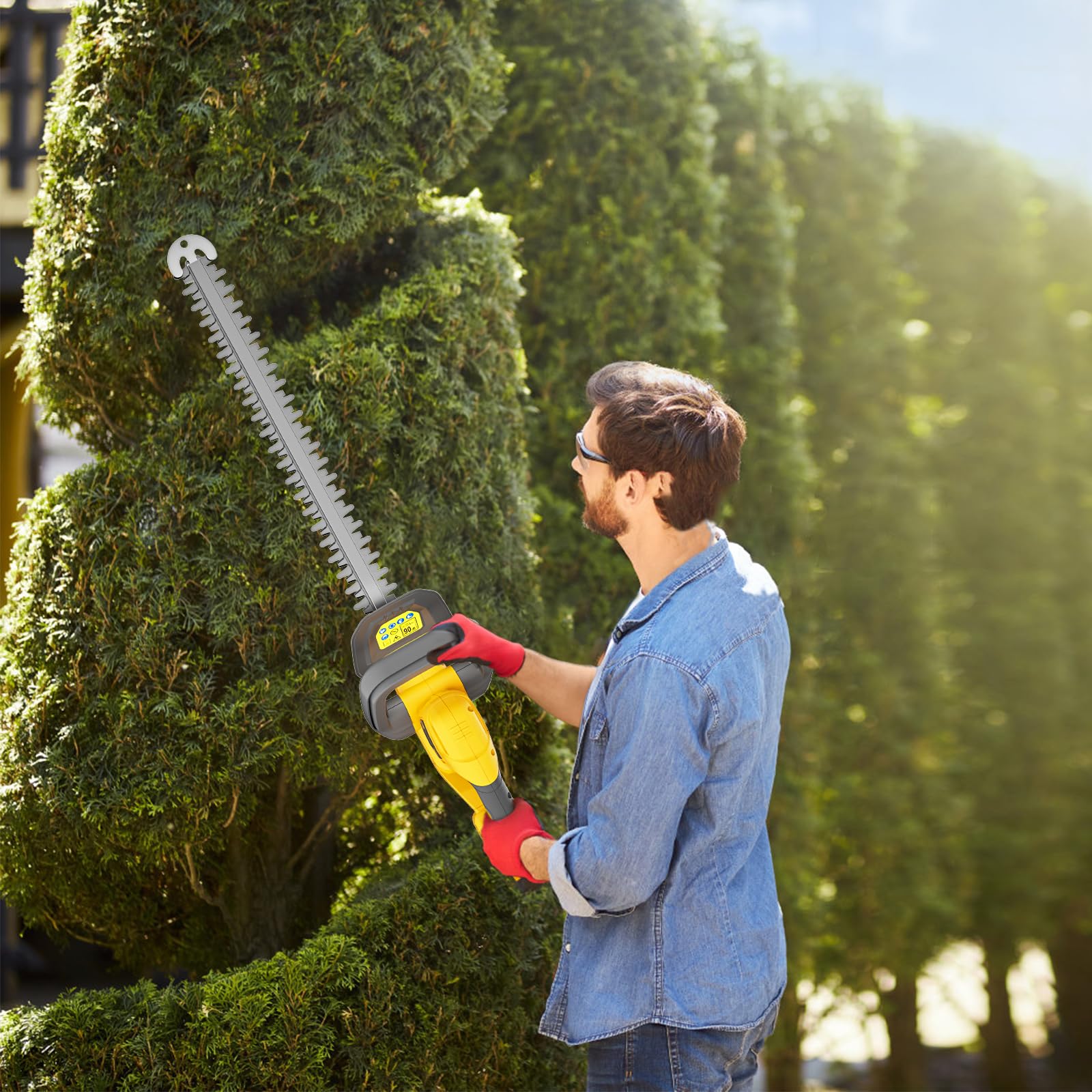 Crtbelfy in a backyard setting ideal for homeowners and garden upkeep