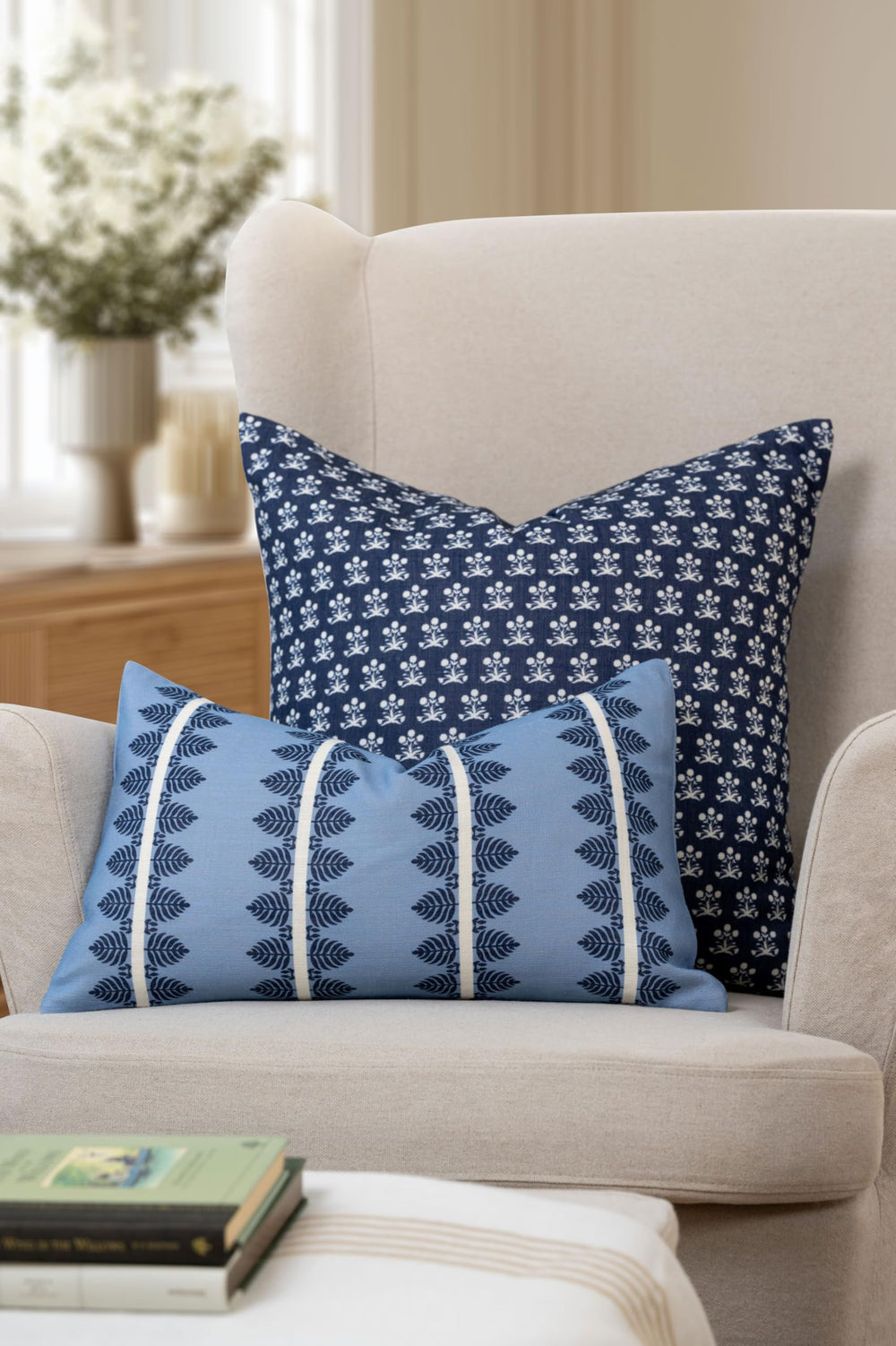 Crumbs Home close-up of linen-blend texture highlighting durability and tactile comfort