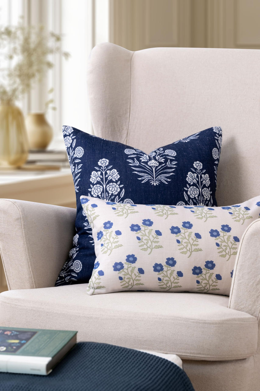 Crumbs Home closeup linen texture highlights durable fabric benefit