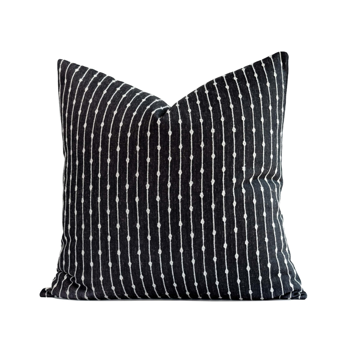 Crumbs Home front embroidered stripes showing modern farmhouse look and instant style
