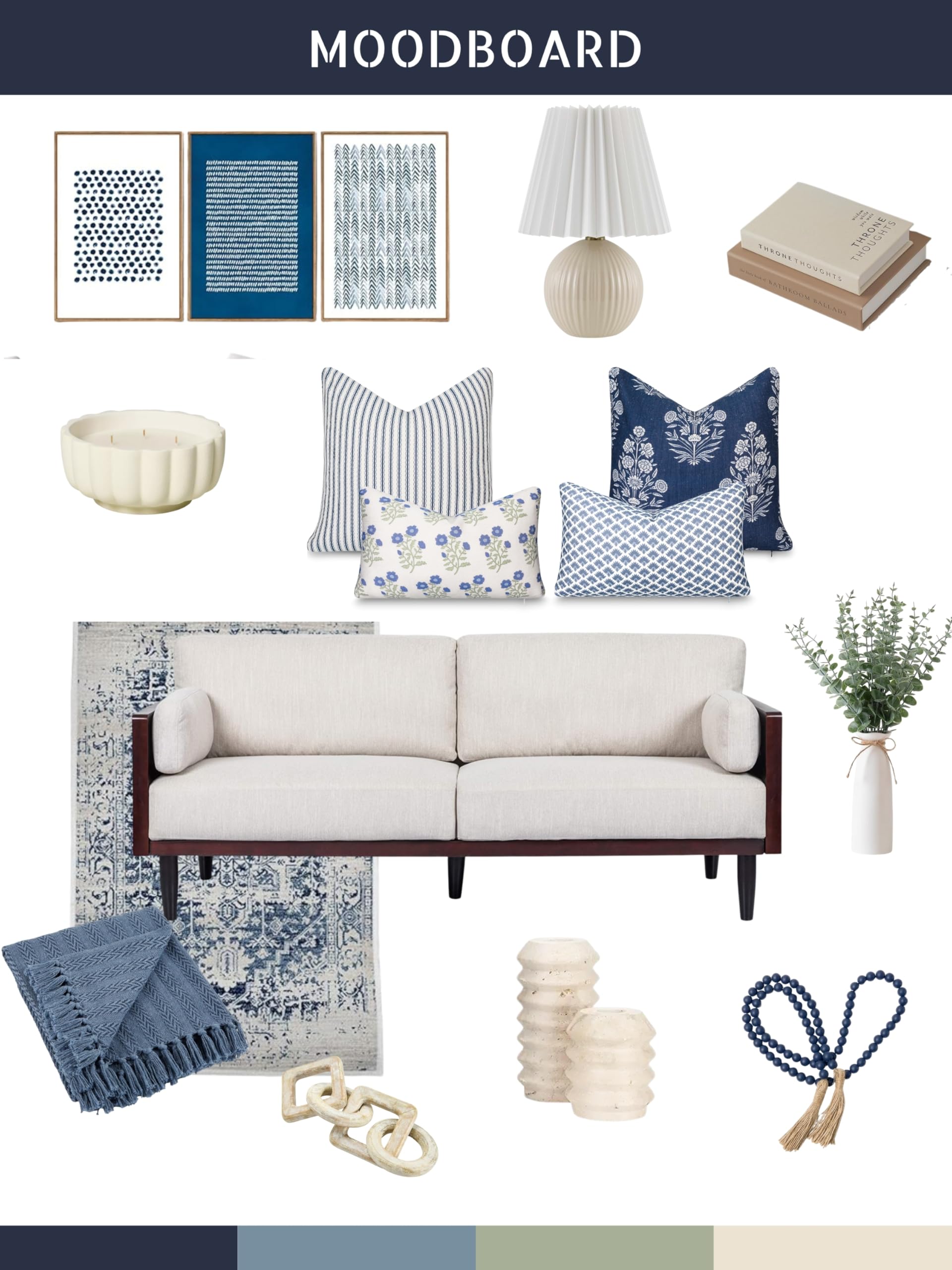 Crumbs Home pillow on patio lounge shows outdoor-ready style benefit