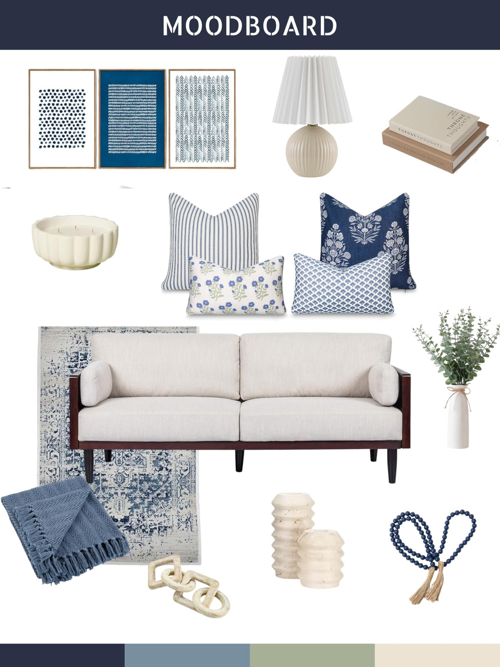 Crumbs Home pillow on patio lounge shows outdoor-ready style benefit