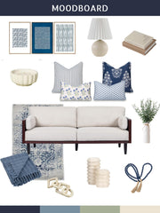 Crumbs Home pillow on patio lounge shows outdoor-ready style benefit