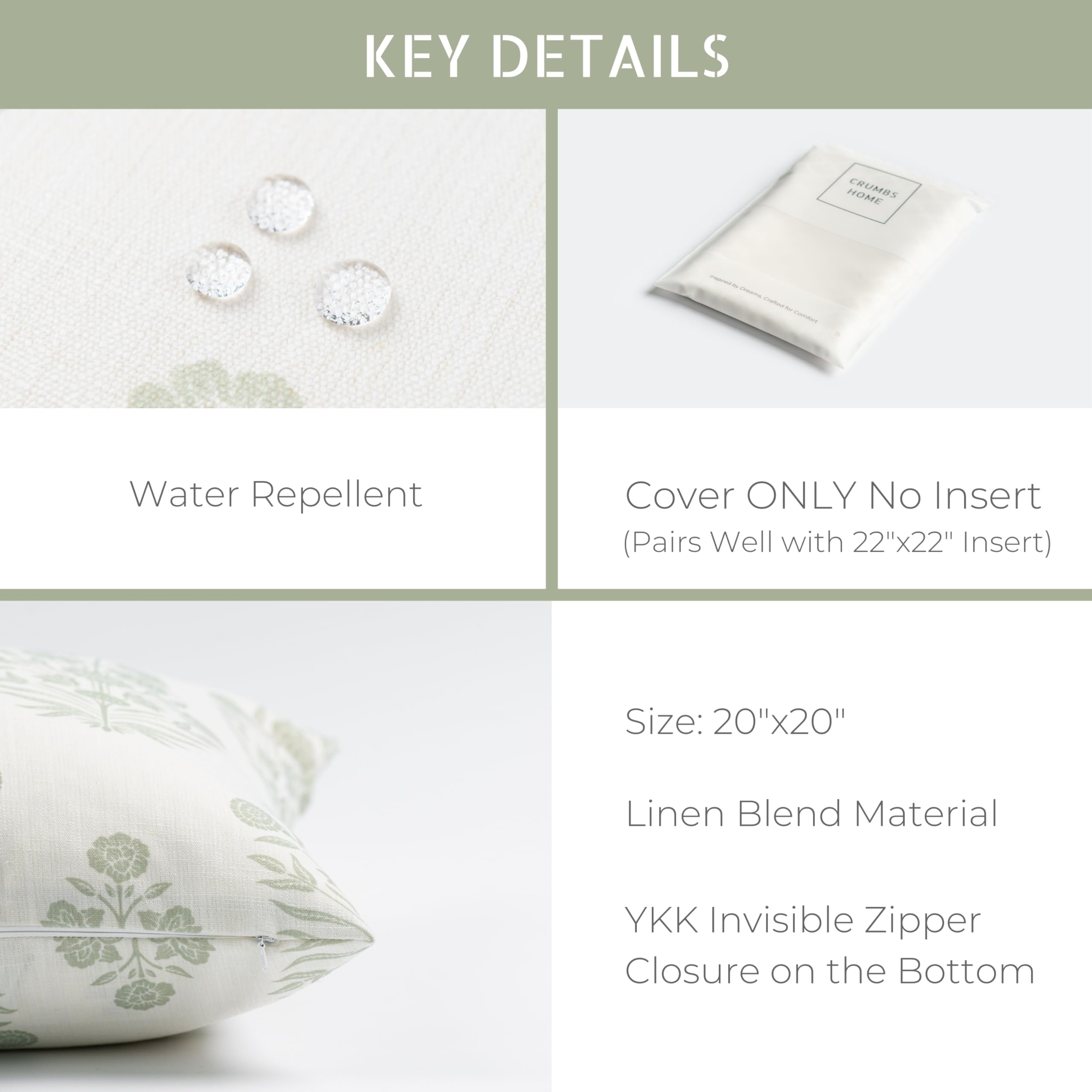 Crumbs Home pillows on patio styling showing outdoor-ready decor and cohesive seasonal charm