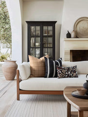 Crumbs Home solid black reverse displayed for a minimalist reversible styling option outdoors
