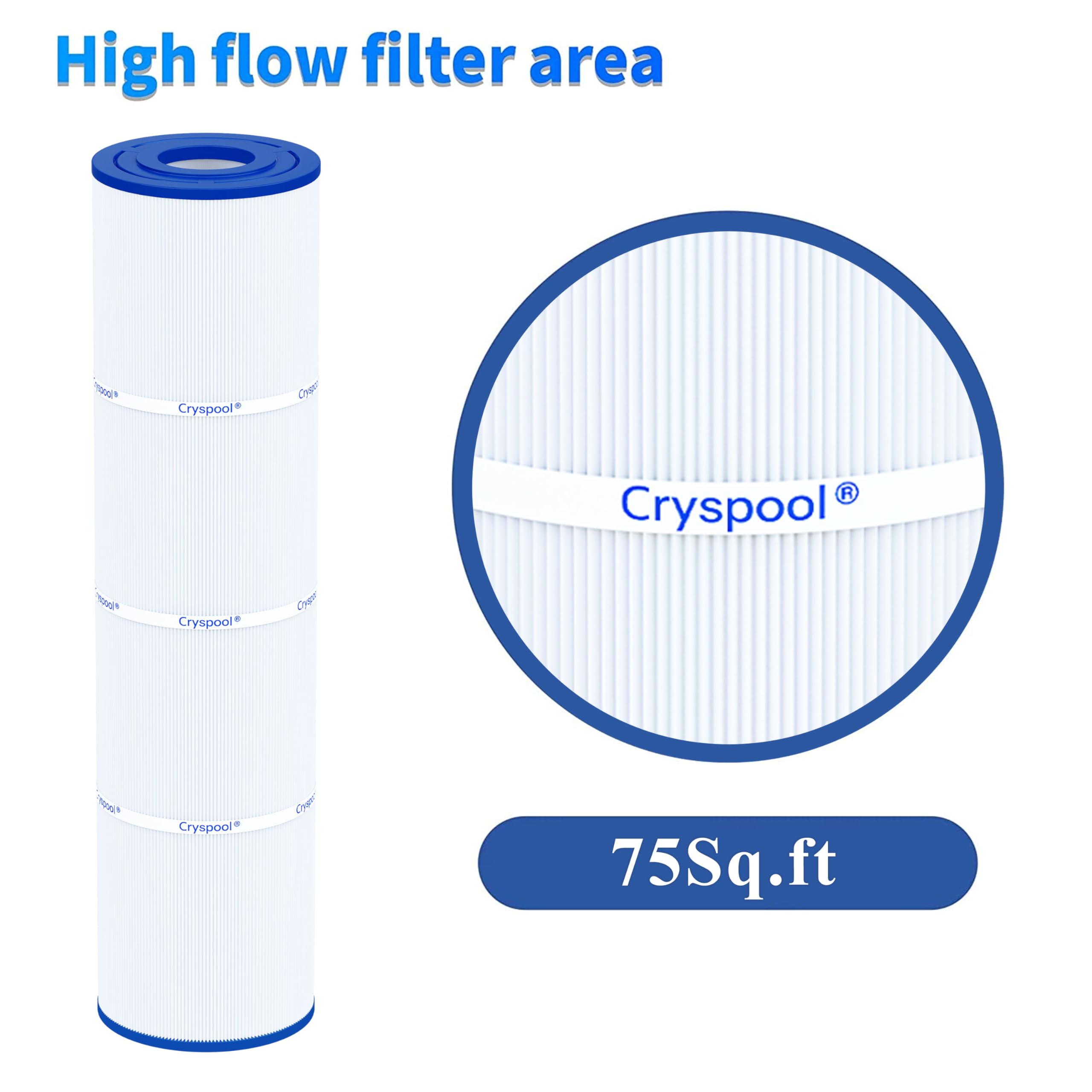 Cryspool packaging and label confirming part compatibility and info