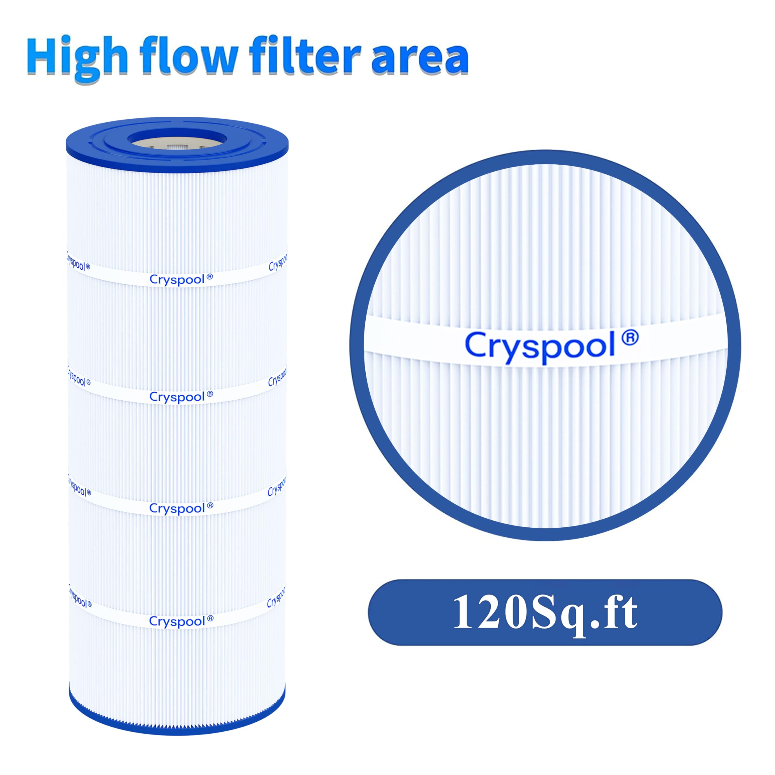 Cryspool retail packaging and label confirming model and compatibility