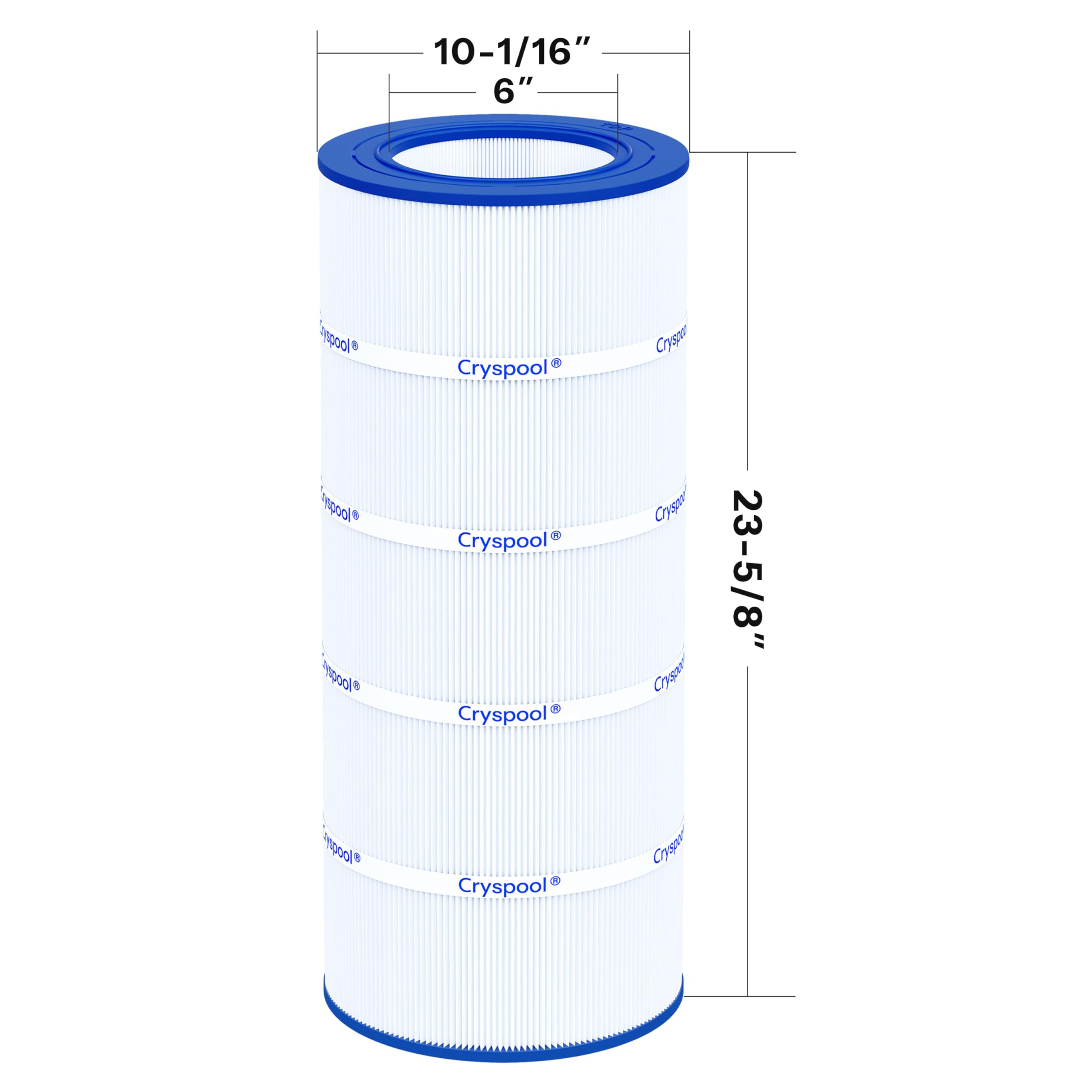 Cryspool cartridge installed in filter housing demonstrating direct compatibility
