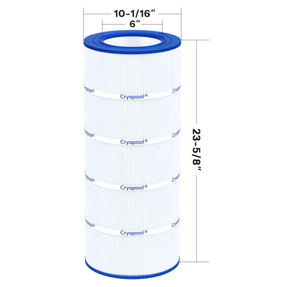 Cryspool cartridge installed in filter housing demonstrating direct compatibility