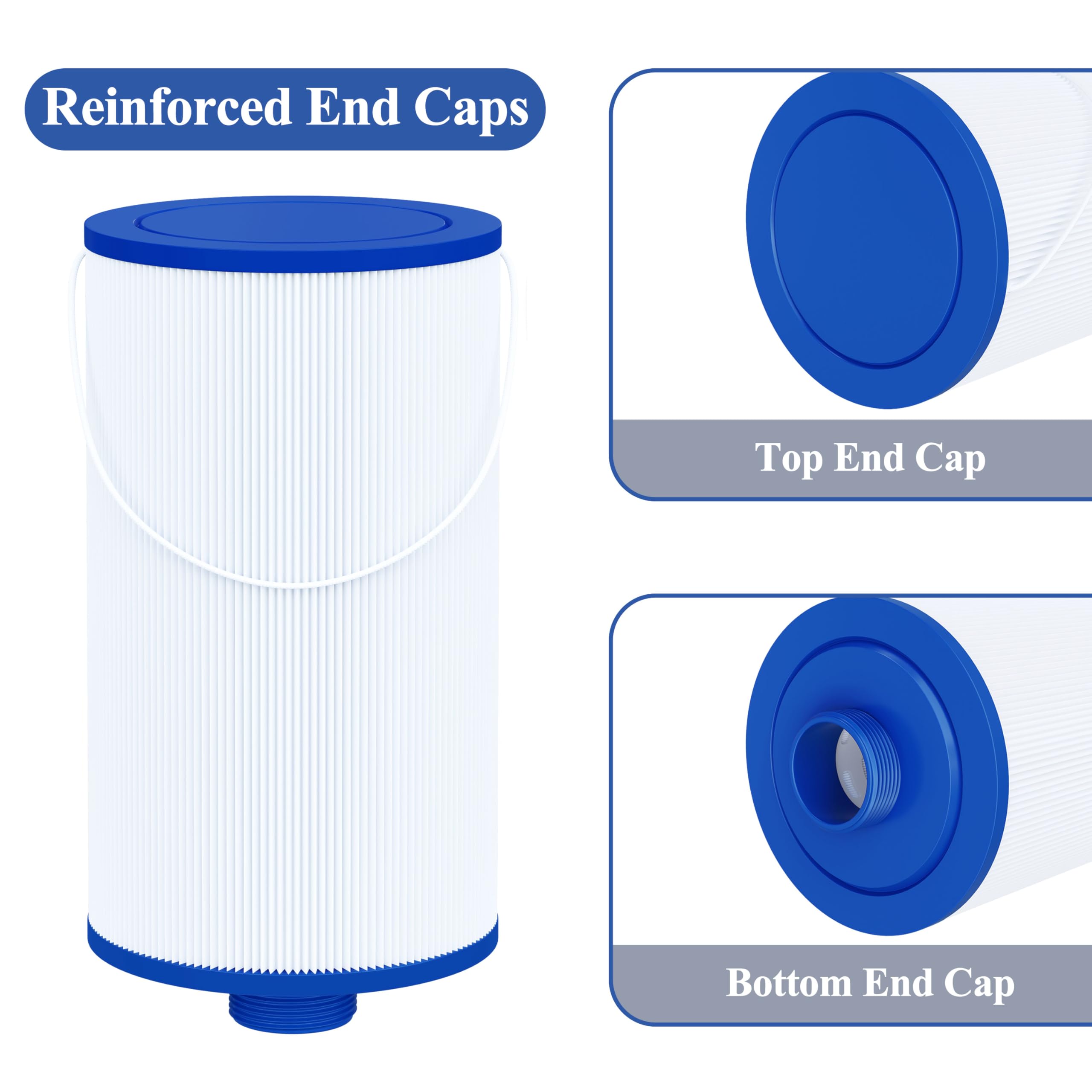 Cryspool 2402 installed inside spa filter housing ensuring proper fit