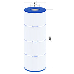 Cryspool bottom cap closeup showing reinforced end cap benefit