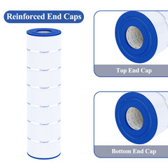 Cryspool bottom 4-inch open end detail showing reinforced cap for secure seating