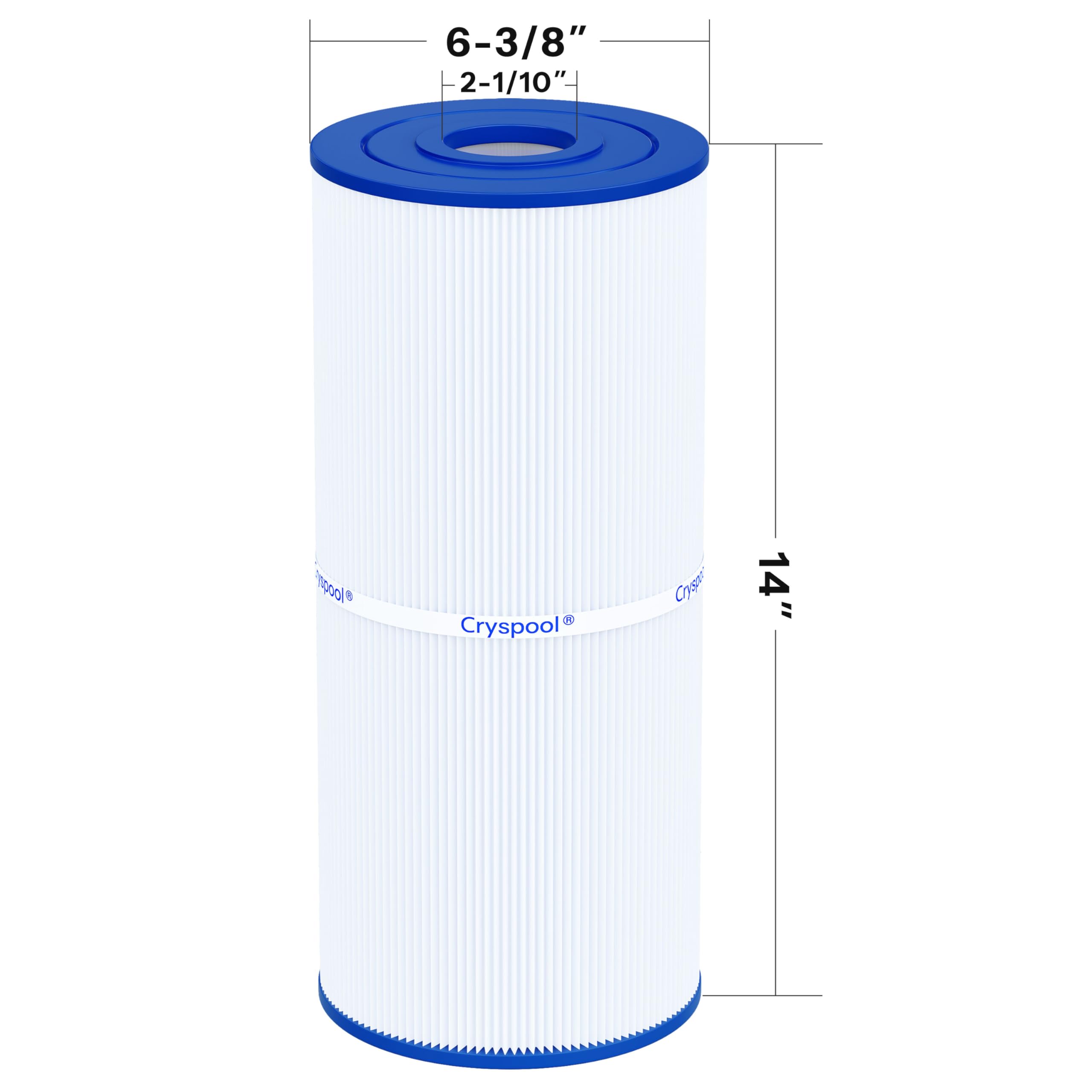 Cryspool CRP35B top and bottom end caps showing secure fit benefit
