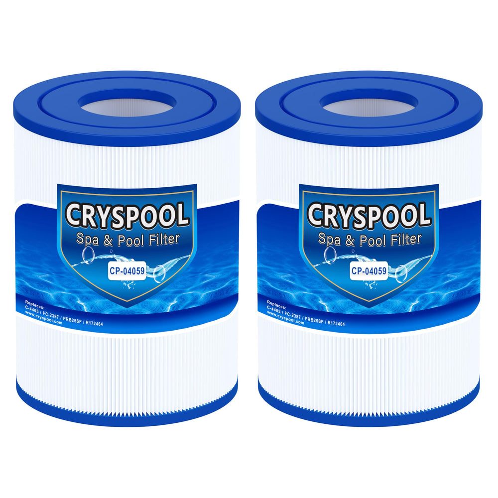 Cryspool front view showing cartridge fit and easy replacement benefit
