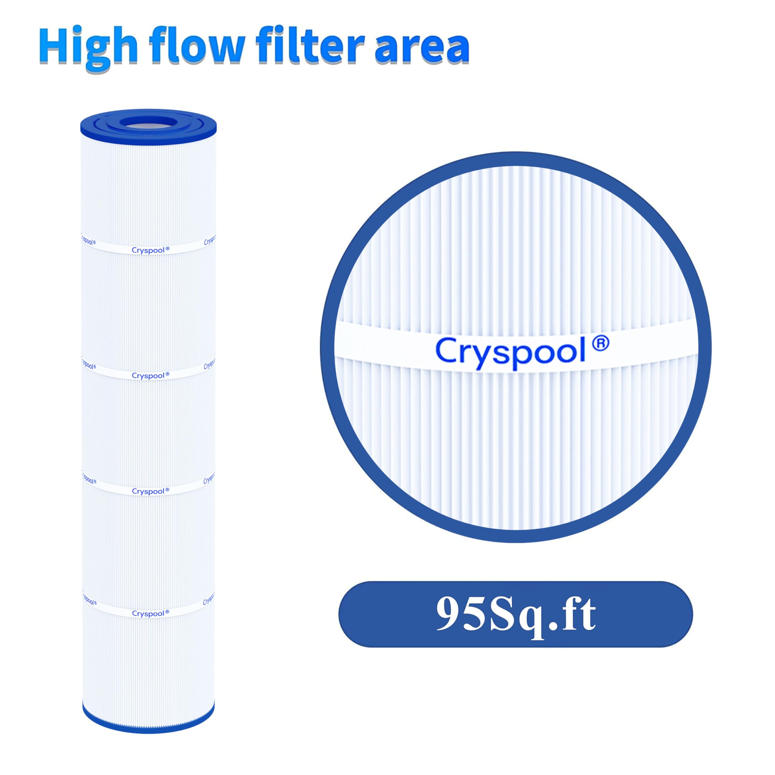 Cryspool filter soaking in cleaning solution for quick maintenance and reuse