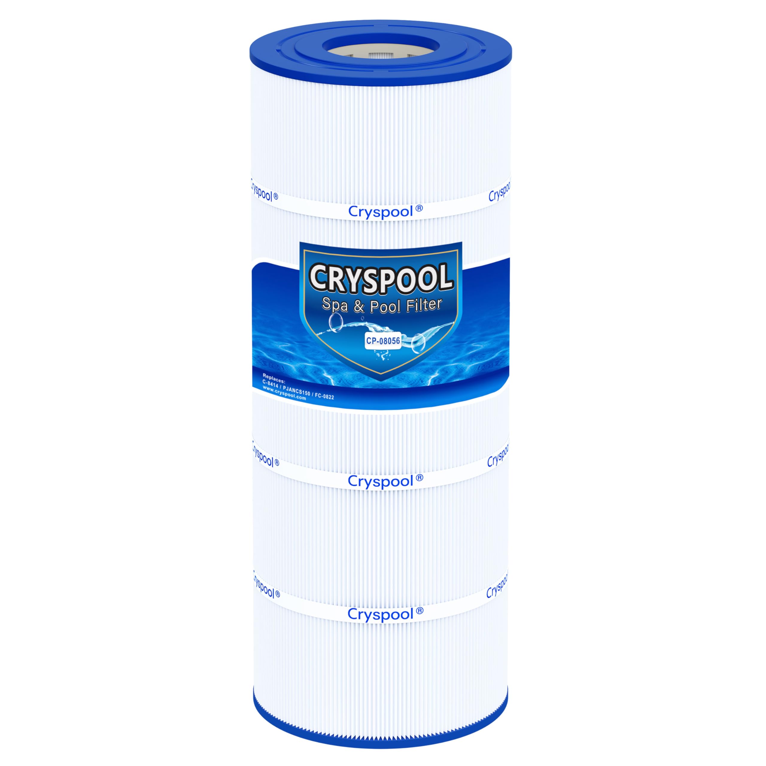 Cryspool 08056 front view showing full cartridge and dimensions benefit easy replacement