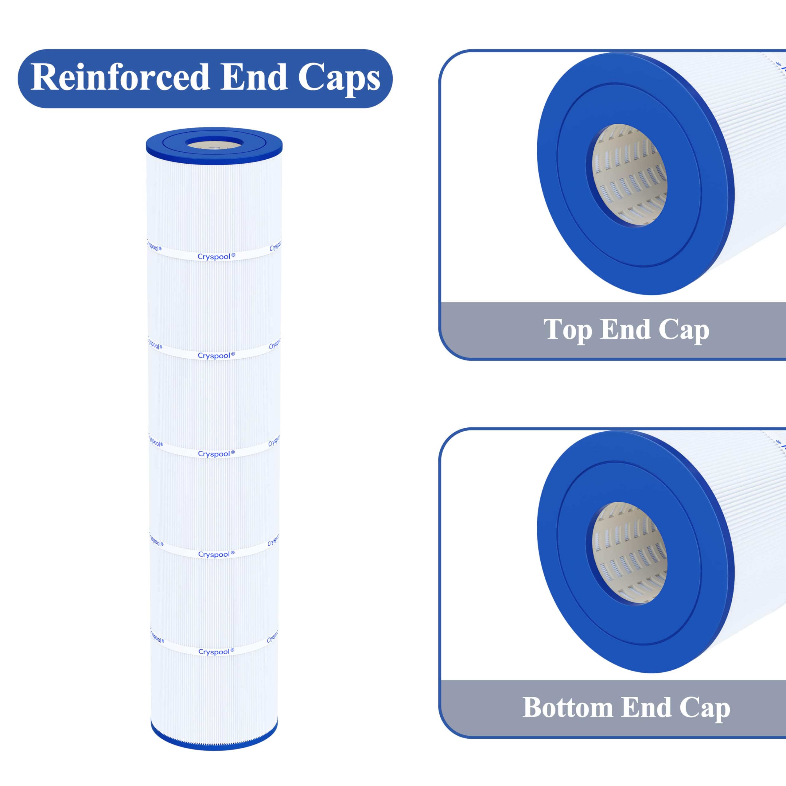 Cryspool installed in filter housing showing restored circulation benefit