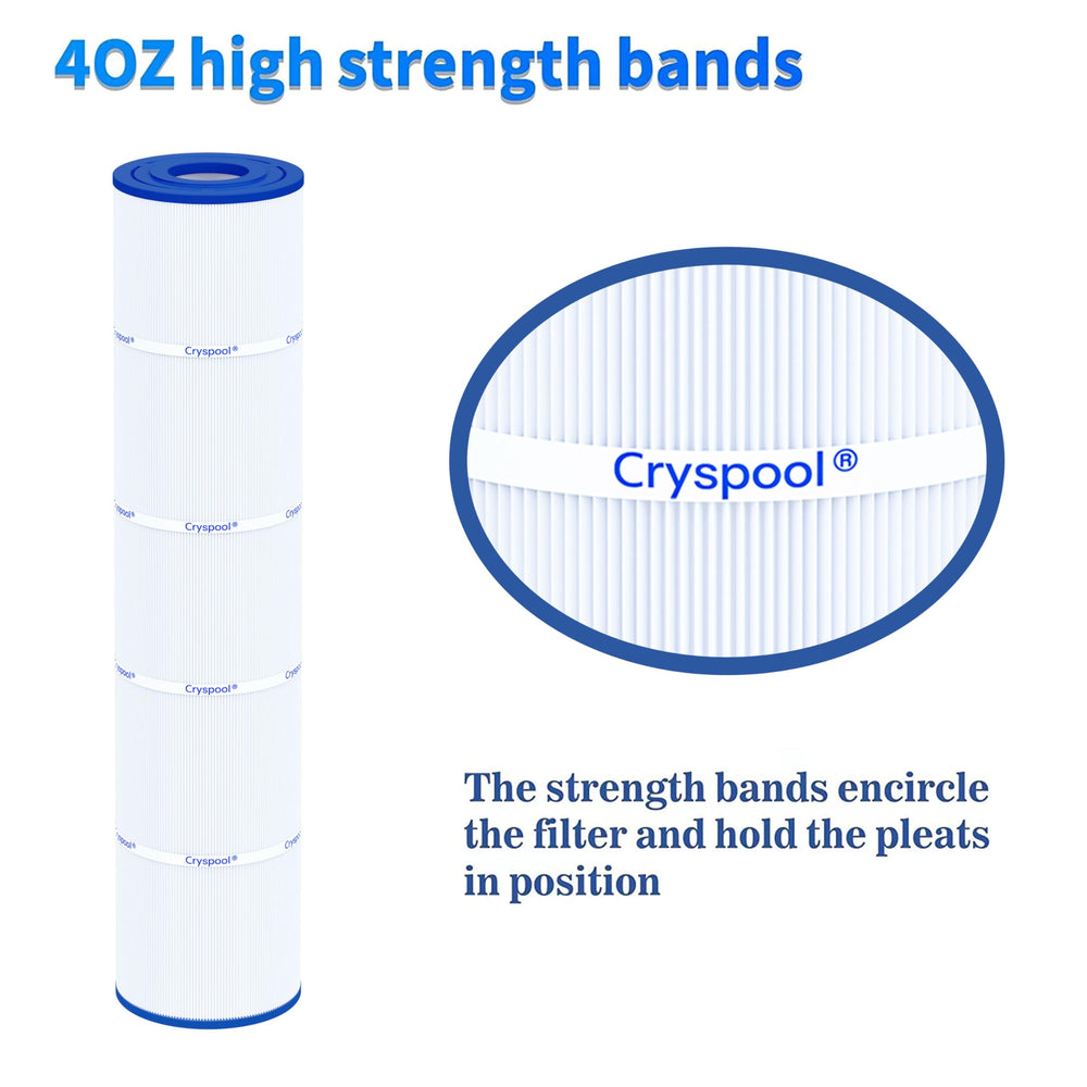 Cryspool installed in spa filter housing showing restored water circulation