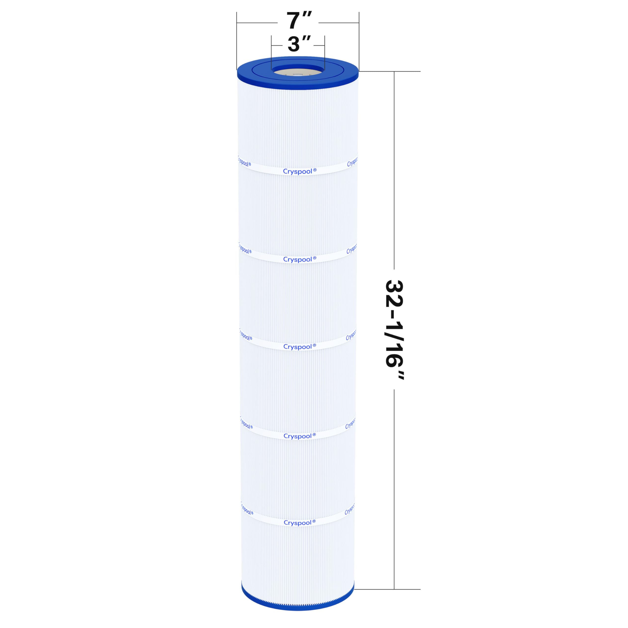 Cryspool installed in filter housing illustrating correct fit and restored water flow benefit
