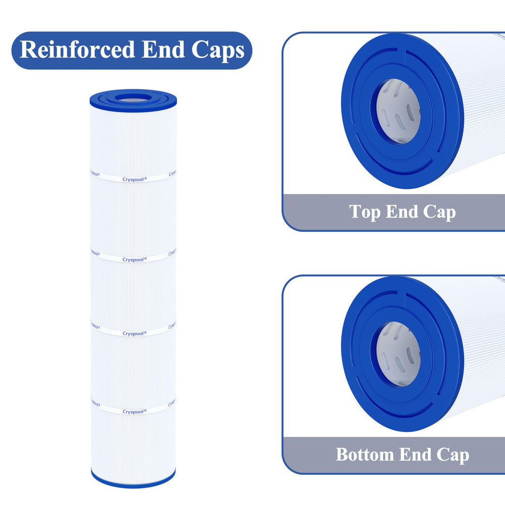 Cryspool cartridge beside ruler demonstrating 23-5/8" length for fit verification