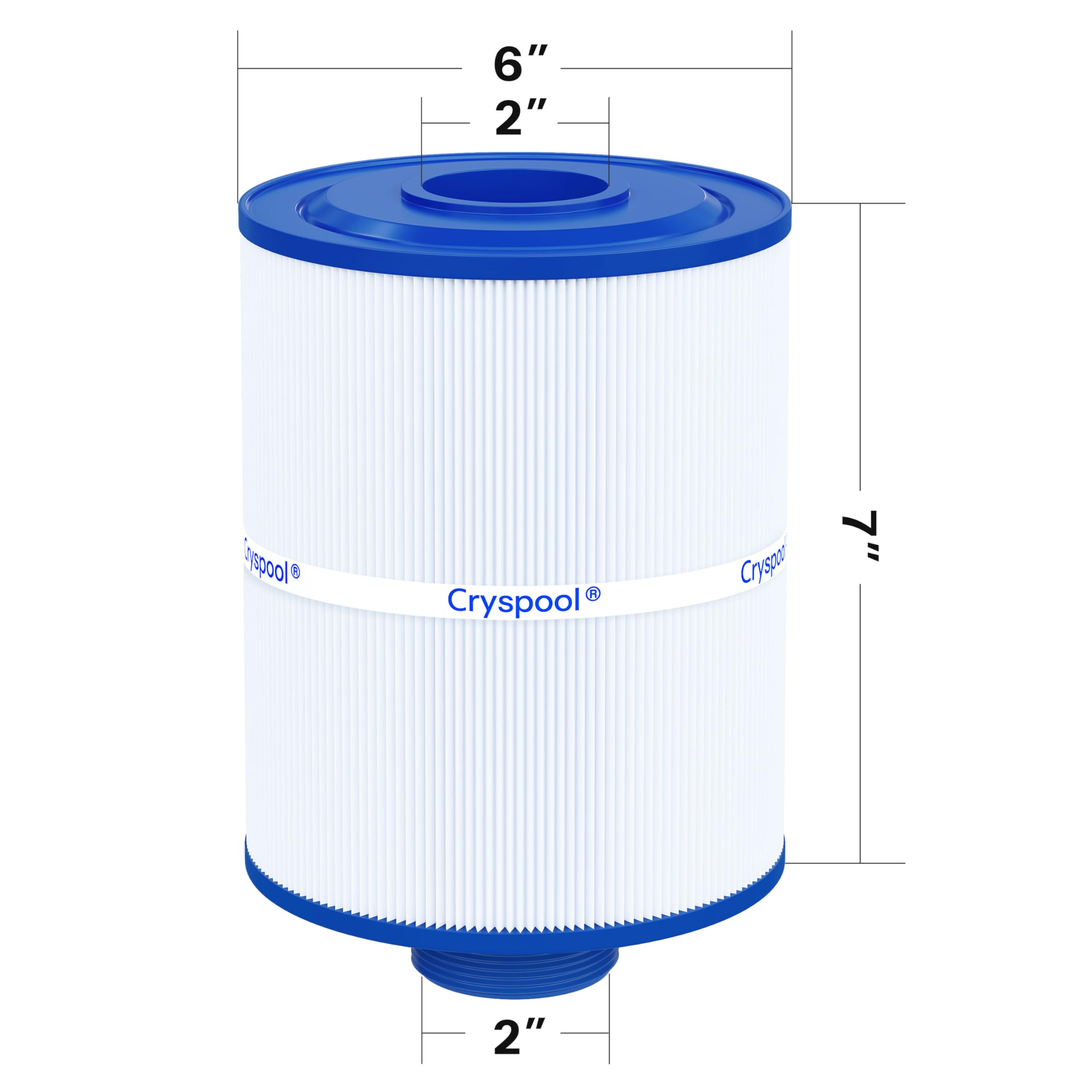 Cryspool bottom male thread detail for PAS28 showing secure connection benefit