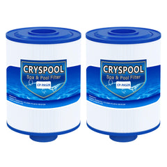 Cryspool front view of PAS28 filter showing full cartridge and fit benefits