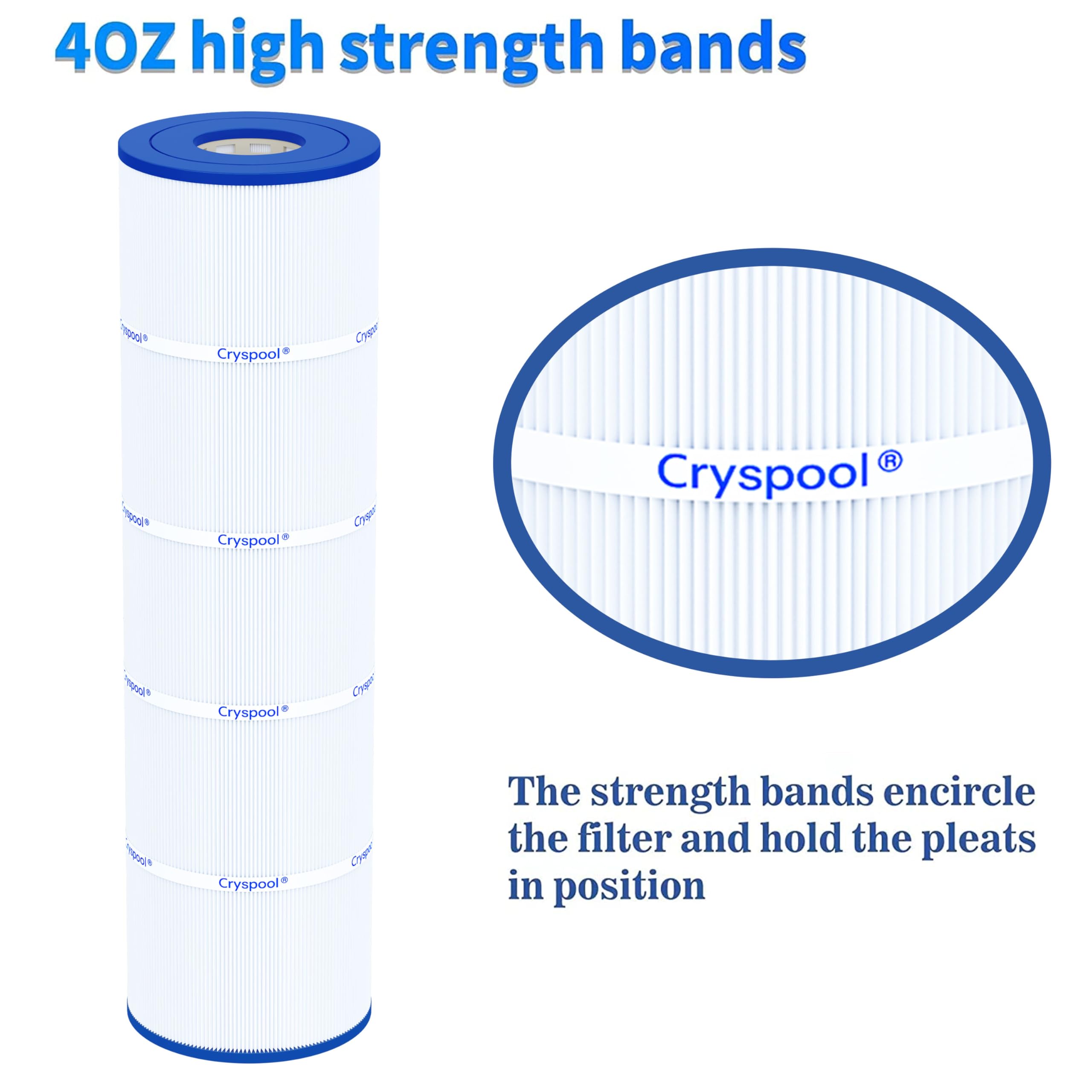 Cryspool beside a ruler showing 26-1/16 inch length to verify size compatibility