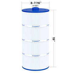 Cryspool detailed top 1-1/2 inch male slip fitting for secure seal