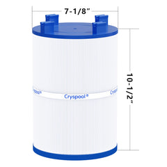 Cryspool top showing Y stand-offs for secure seating and improved flow