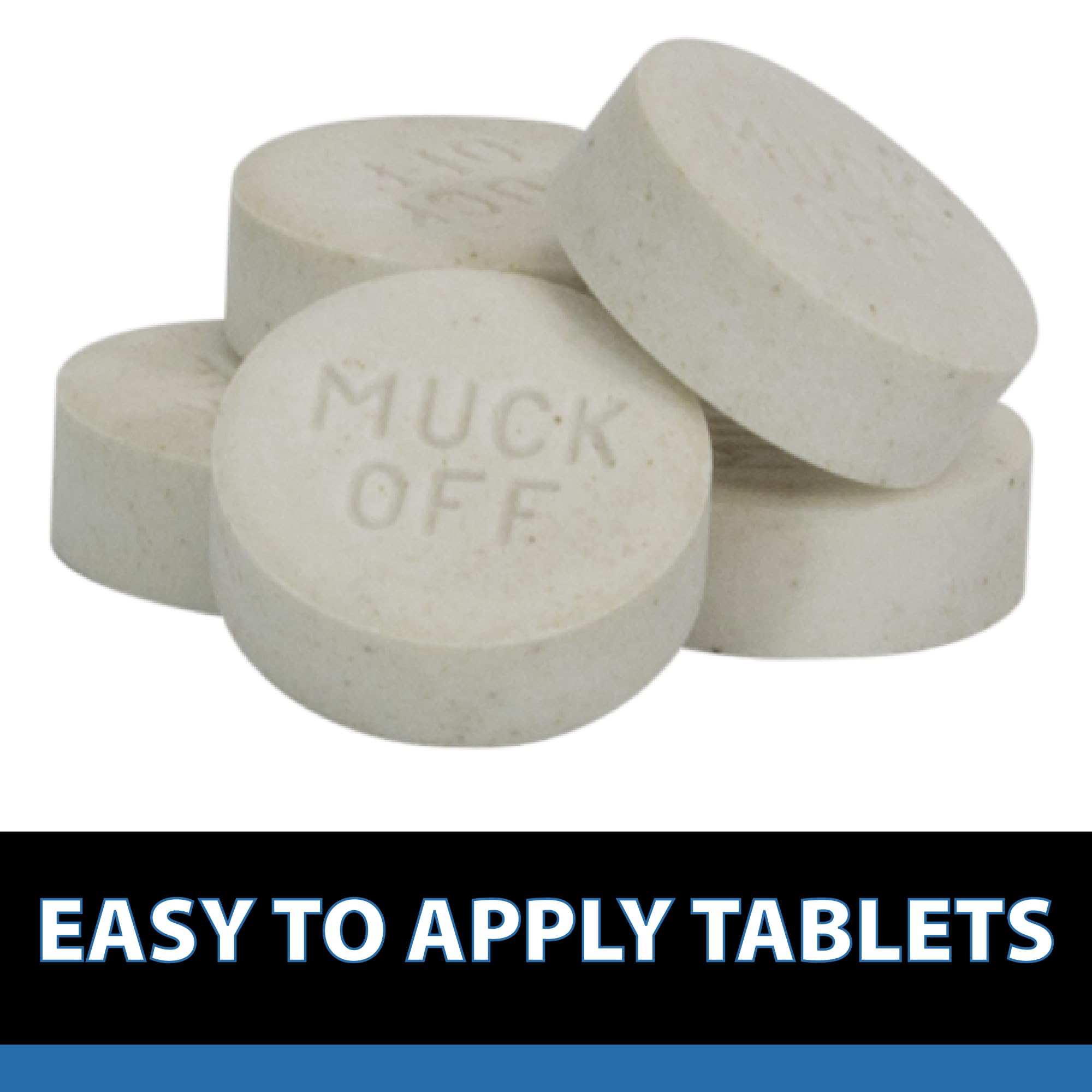CrystalClear tablet in hand showing compact size and simple dosing
