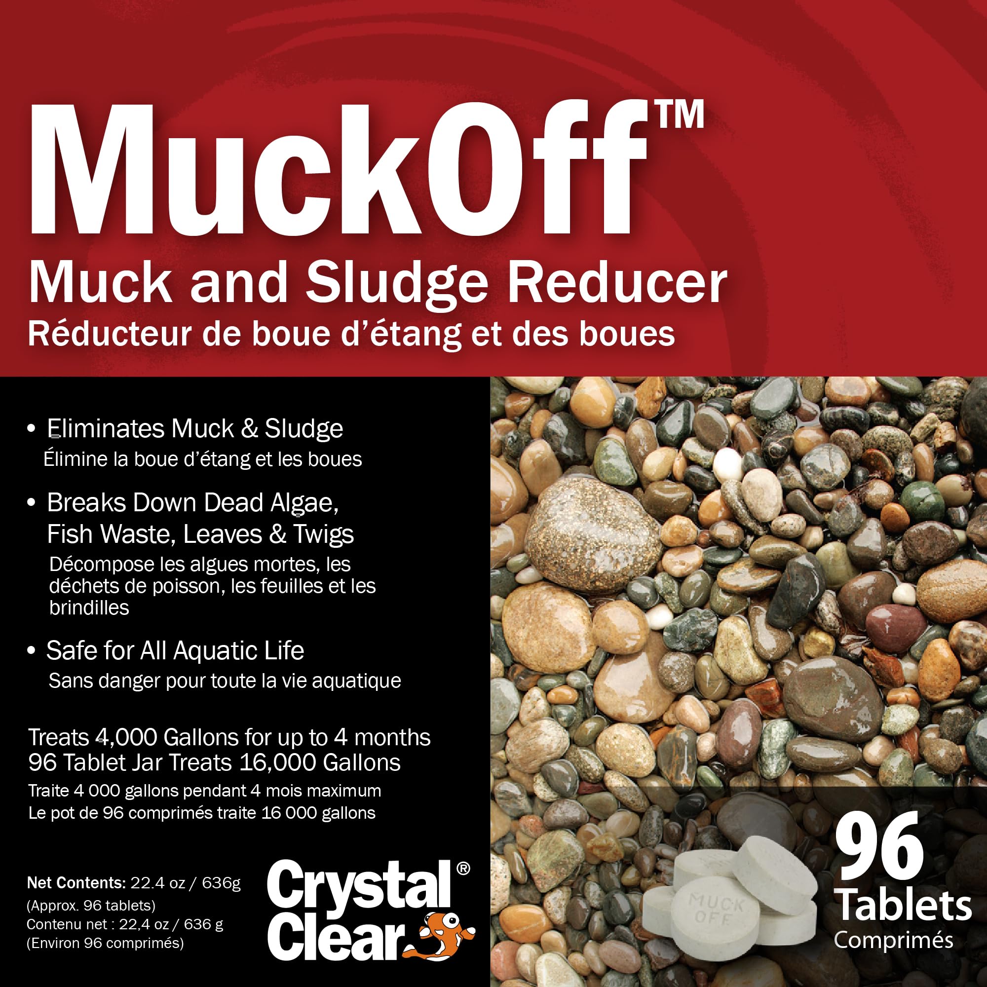 CrystalClear close-up of dissolvable tablet texture for easy use