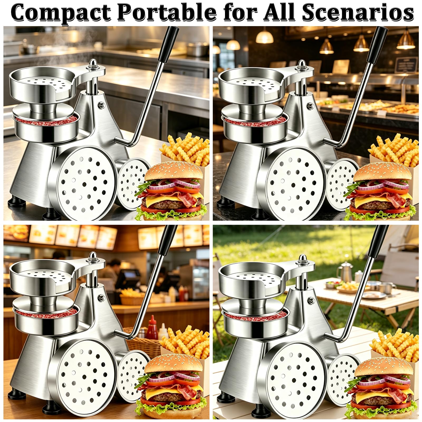 CTJ compact countertop setup showing small footprint for busy kitchens
