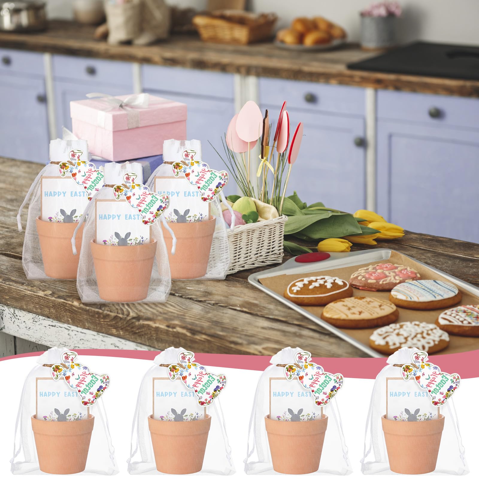 Ctosree organza bag filled in a basket highlighting elegant presentation benefit
