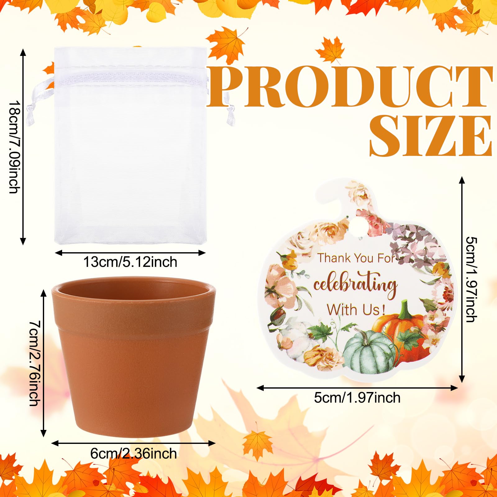 Ctosree close-up of self-adhesive seed packet showing autumn design and easy sealing