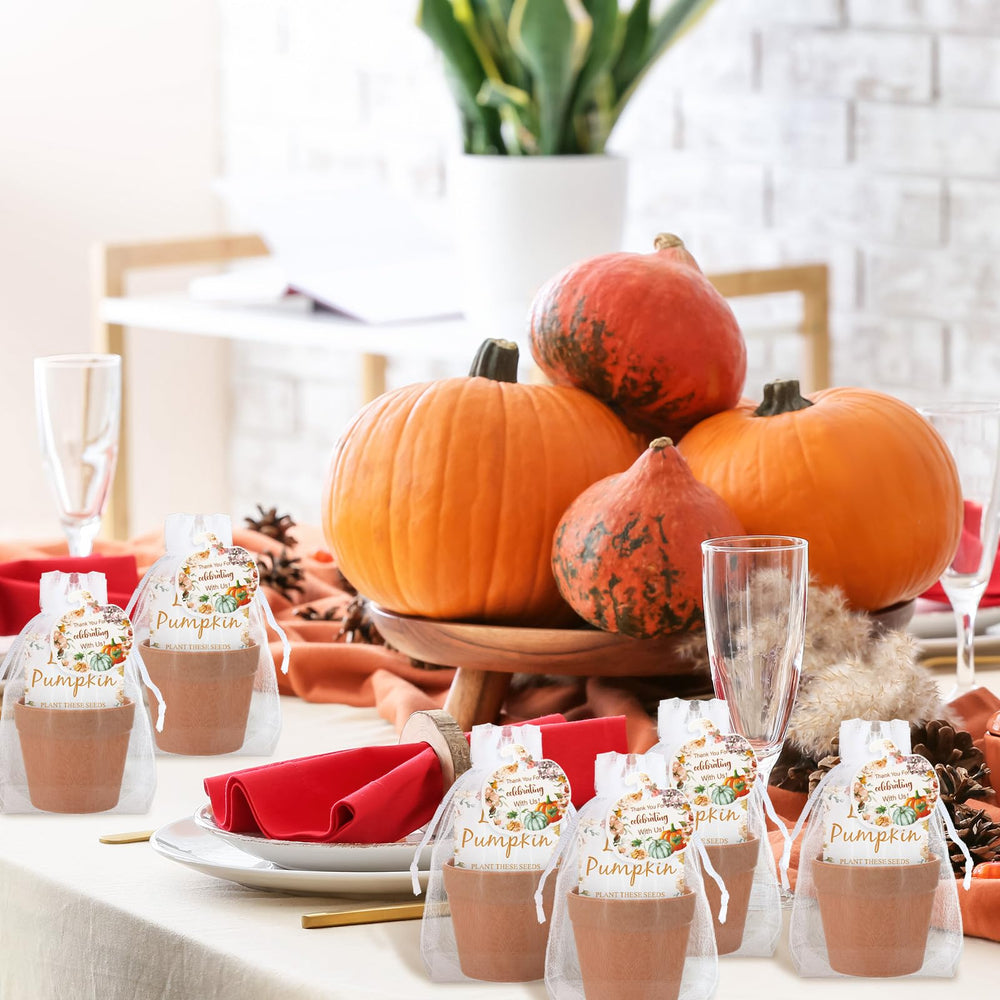 Ctosree table setting with favors showing cohesive fall styling and event enhancement