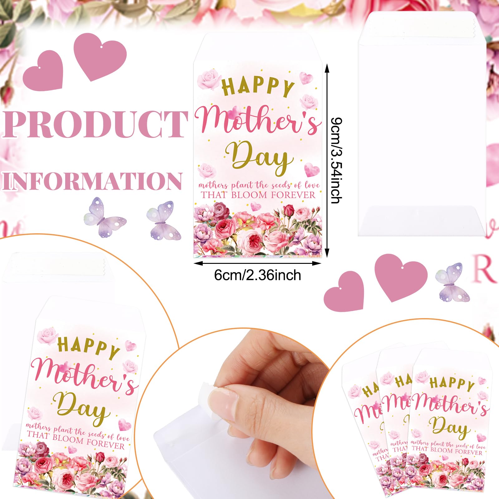 Ctosree thank-you cards and tags displayed, easy to personalize