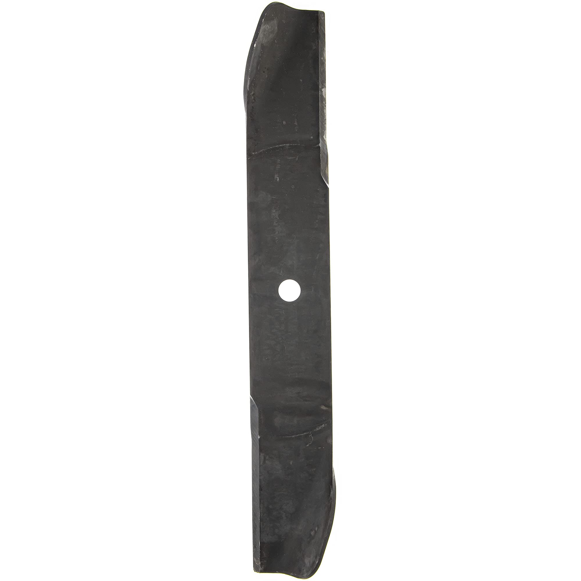 CUB CADET blade edge close-up revealing sharp factory grind for cleaner grass cuts