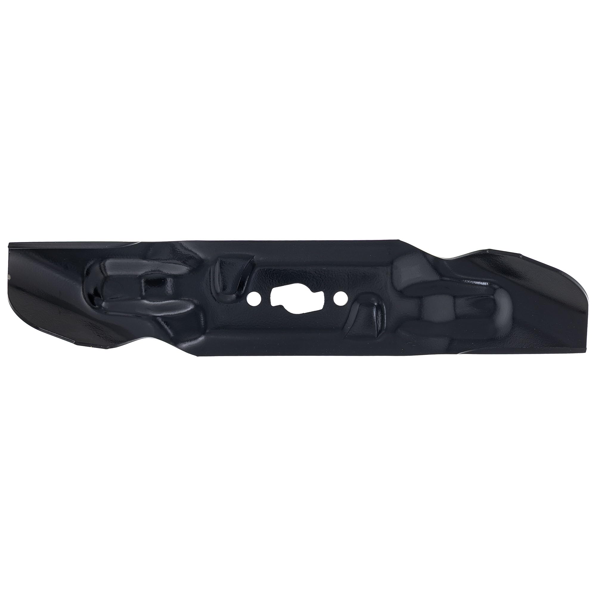CUB CADET sharp cutting edge detail for improved bagging and discharge