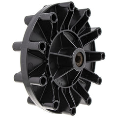 CUB CADET close-up of drive wheel teeth and hub detail for improved track engagement