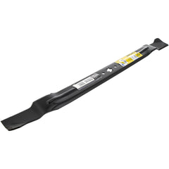 CUB CADET blade laid beside ruler showing length and correct sizing for easy fit confirmation