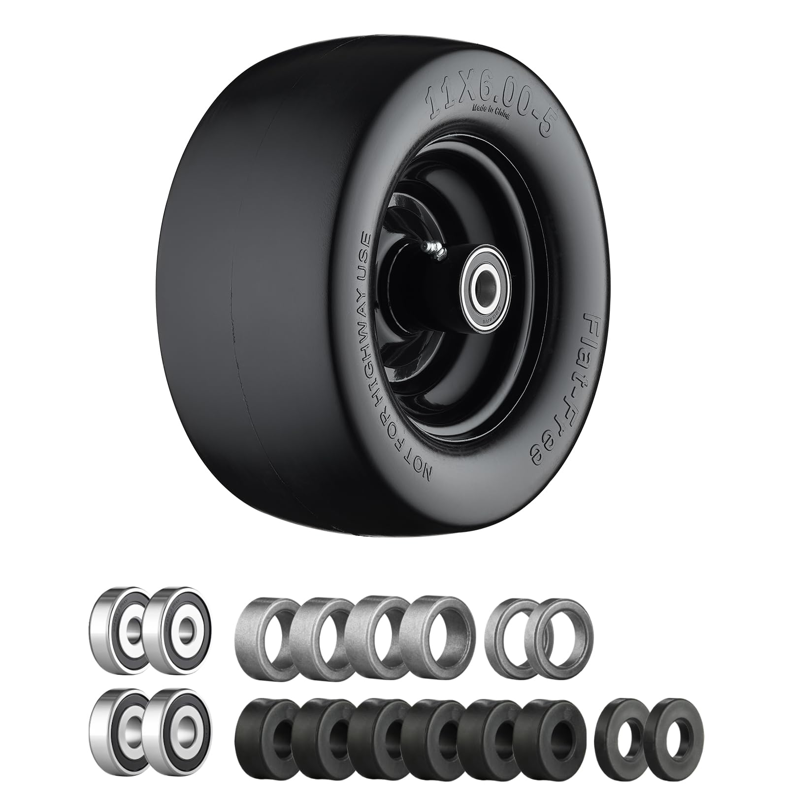 Cubesprings front tire packaging showing model and benefits