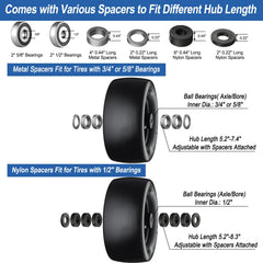 Cubesprings alloy-steel hub and bearing detail for easy installation