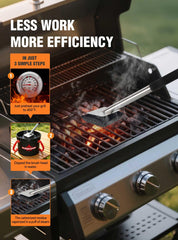 Cuexorik long stainless-steel handle detailed for heat protection