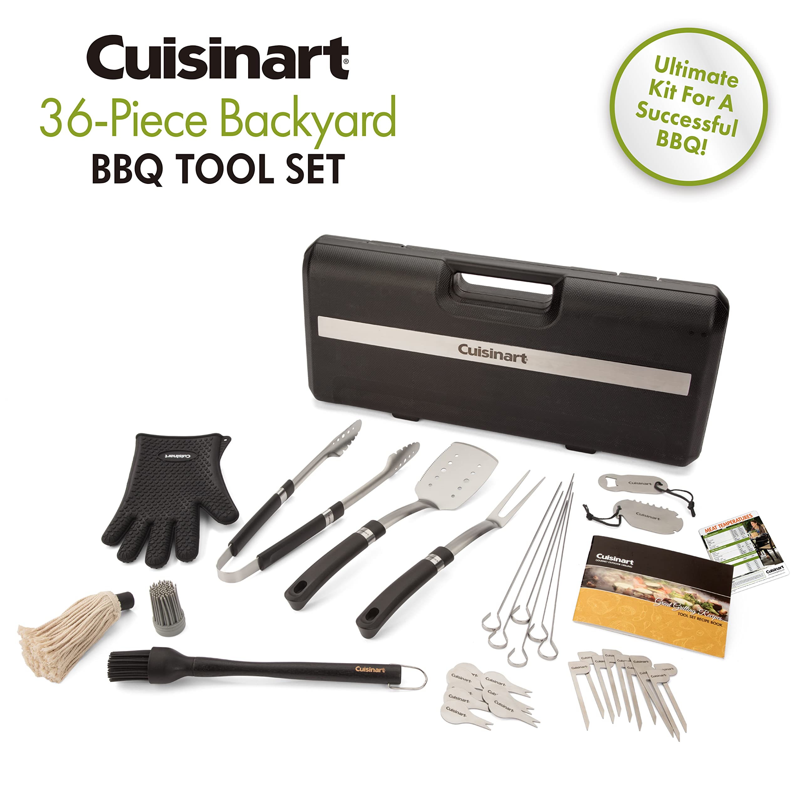 Cuisinart basting brush with two replacement heads for versatile saucing