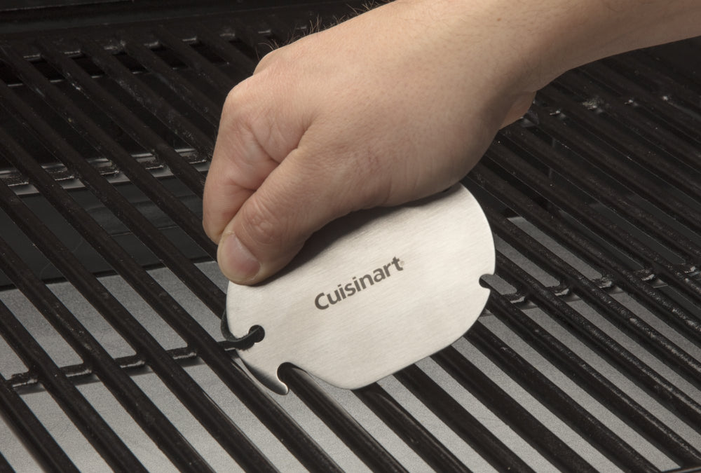 Cuisinart burger flags marking cooked burgers for personalized serving