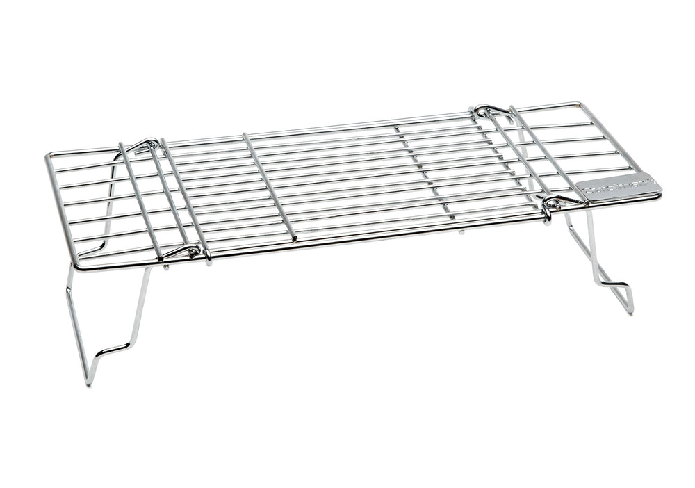 Cuisinart CGR-770 front view showing adjustable warming rack expanding space