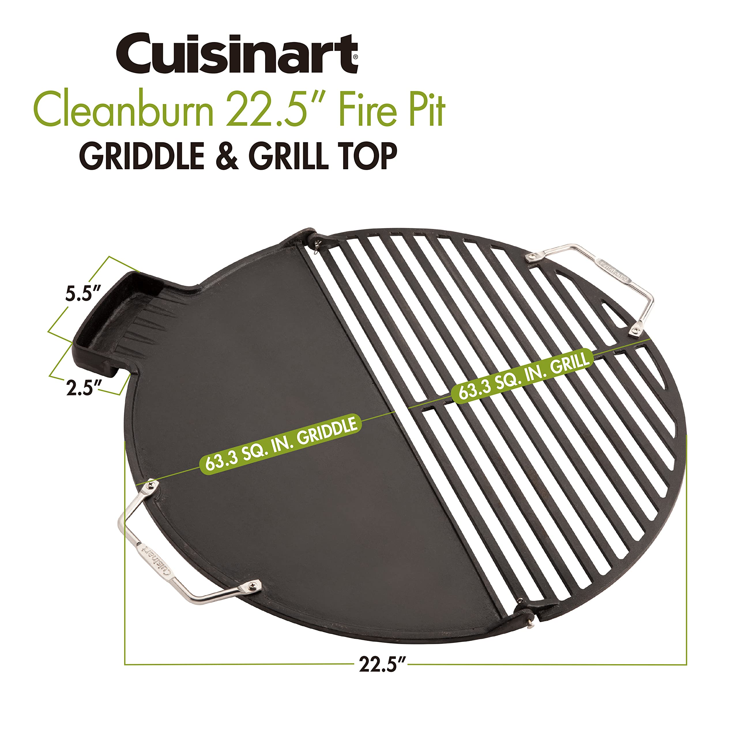 Cuisinart CHA-830 mounted on 22-inch Weber kettle demonstrating cross-compatibility